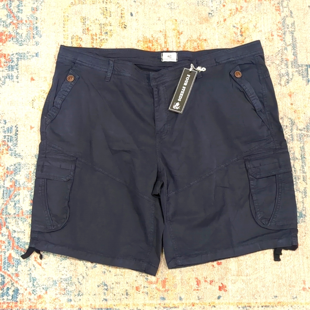 Four Steeds Cargo Shorts  Navy Blue Size 20- NWT